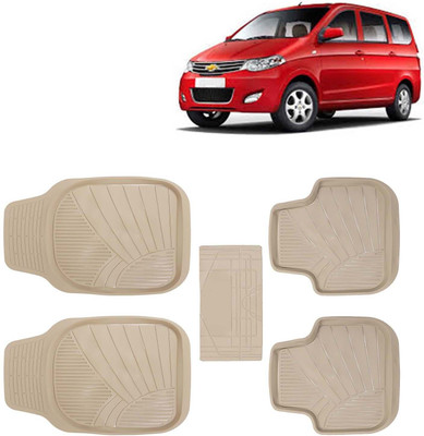 Kingsway PVC Tray Mat For  Chevrolet Enjoy(Beige)