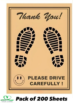 Rhtdm Paper Disposable Paper Mat For  Universal For Car(Brown)