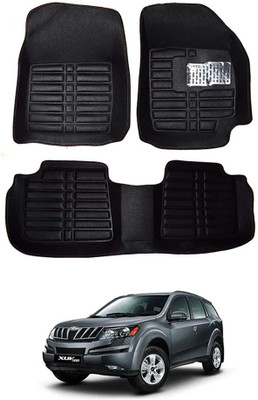 MATIES Plastic 5D Mat For  Mahindra Universal For Car(Black)
