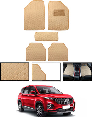 MSNP Leatherite Standard Mat For  MG Hector Plus(Beige)