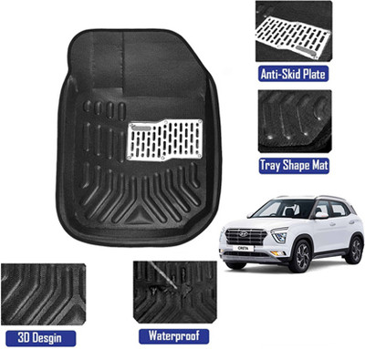 MATIES Plastic 3D Mat For  Universal For Car(Black)
