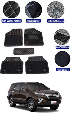 MATIES PVC 7D Mat For  Datsun New Fortuner(Black)