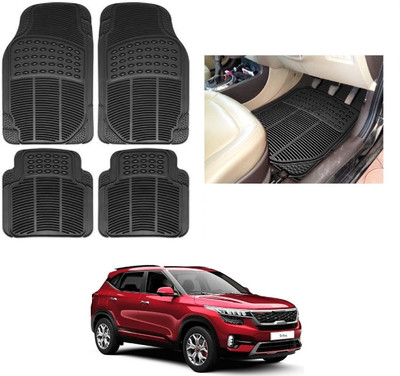 ROSHNEER ENTERPRISES Rubber Standard Mat For  Kia Seltos(Black)