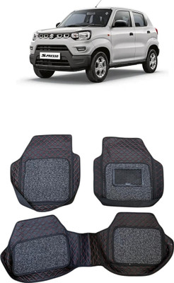 Arnejaa Leatherite 7D Mat For  Maruti Suzuki S-Presso(Red, Black)