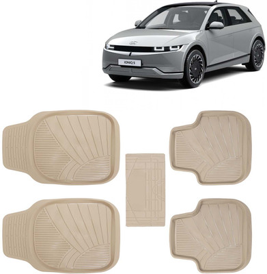 Kingsway PVC Tray Mat For  Hyundai Universal For Car(Beige)