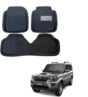 ROSHNEER ENTERPRISES PVC 3D Mat For  Mahindra Scorpio(Black)