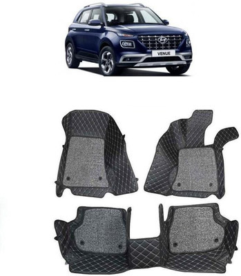 KUNTAIL ENTERPRISES Leatherite 7D Mat For  Hyundai Venue(Black)