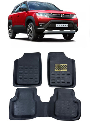 arneja trading company Polyutherine 3D Mat For  Maruti Suzuki New Brezza(Black)