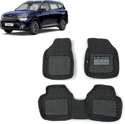 INSURE AUTOMOTIVE Leatherite 7D Mat For  Kia Carens, Universal For Car(Black)