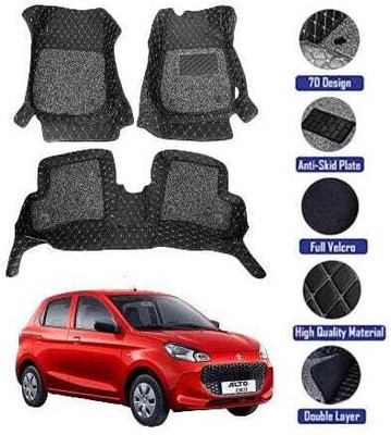 GENFRID Leatherite 7D Mat For  Maruti Suzuki Alto 800(Black)