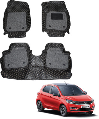 Fit Fly Leather 7D Mat For  Tata Tiago(Black)