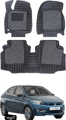 VIAZ VENTURES Leatherite 7D Mat For  Tata Tigor(Black, Silver)