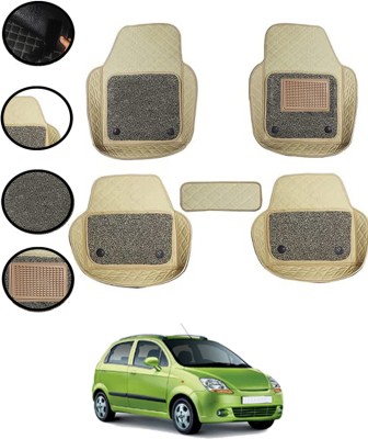 AYW Leatherite 7D Mat For  Chevrolet Spark(Beige)