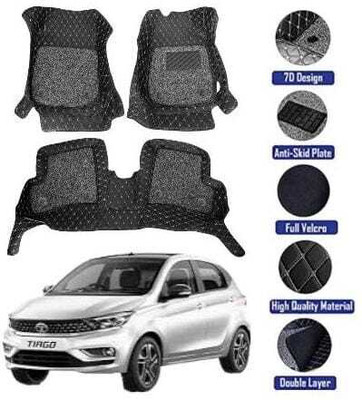 GENFRID Leatherite 7D Mat For  Tata Tiago(Black)