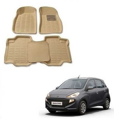 KBTR Plastic 3D Mat For  Hyundai Santro(Beige)