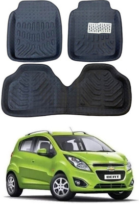 ARNEJA Polyutherine 3D Mat For  Chevrolet Beat(Black)