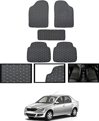 CCMM Leatherite Standard Mat For  Mahindra Logan(Black)