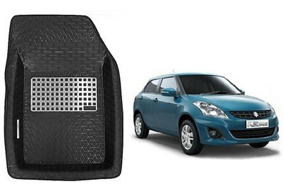 KBTR PVC Tray Mat For  Maruti Suzuki Swift Dzire(Black)