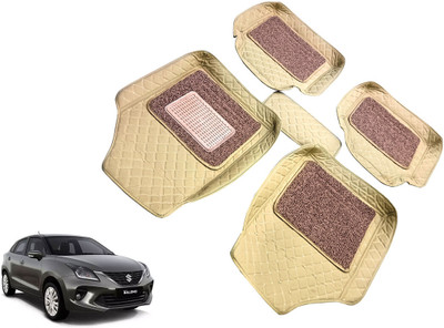 AUTO PEARL Leatherite 7D Mat For  Maruti Baleno(Beige)