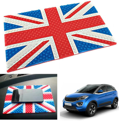 PEEPS STORE Rubber Tray Mat For  Tata Nexon(Red, Blue)
