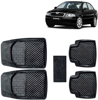 Kingsway PVC Tray Mat For  Skoda Octavia(Black)