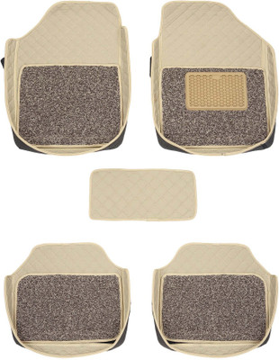 Kingsway Leatherite 7D Mat For  Universal For Car(Beige)