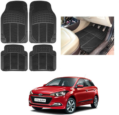 ROSHNEER ENTERPRISES Rubber Standard Mat For  Hyundai i20(Black)