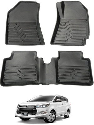 AYW PVC Tray Mat For  Toyota Innova Crysta(Black)