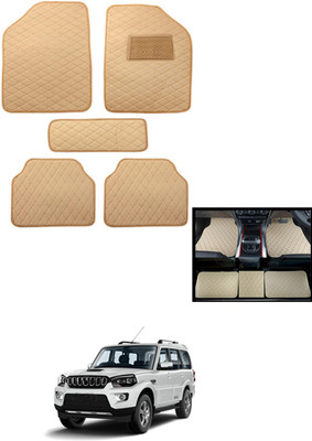 MATIES Leatherite Standard Mat For  Mahindra Scorpio(Beige)