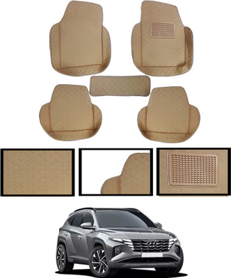 MATIES Leatherite 7D Mat For  Hyundai Tucson(Beige)