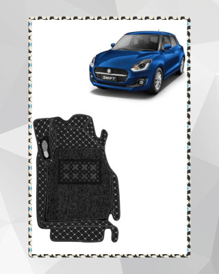KUNTAIL A Leather 7D Mat For  Maruti Suzuki Swift(Black)