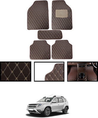 ABJD Leatherite Standard Mat For  Renault Duster(Brown)