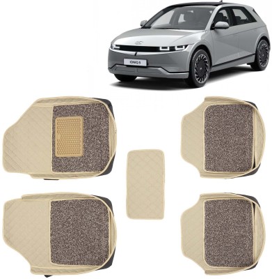 Kingsway Leatherite 7D Mat For  Hyundai Universal For Car(Beige)