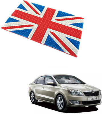 ARNEJA Rubber Standard Mat For  Skoda Rapid(Multicolor)