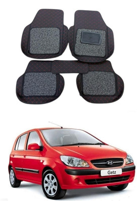 Autocom Leatherite 7D Mat For  Hyundai Getz(Black)