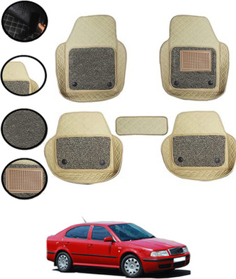 MSNP Leatherite 7D Mat For  Skoda Octavia(Beige)