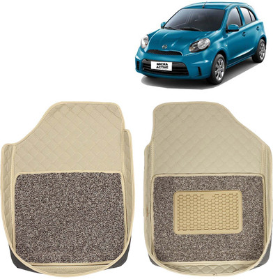 Kingsway Leatherite 7D Mat For  Nissan Micra Active(Beige)