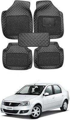 arneja trading company Leatherite 7D Mat For  Renault Logan(Black)