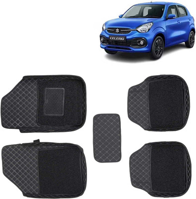 Kingsway Leatherite 7D Mat For  Maruti Suzuki Celerio(Black)