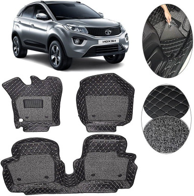 FF TRADERS Leather 7D Mat For  Tata Nexon(Black)