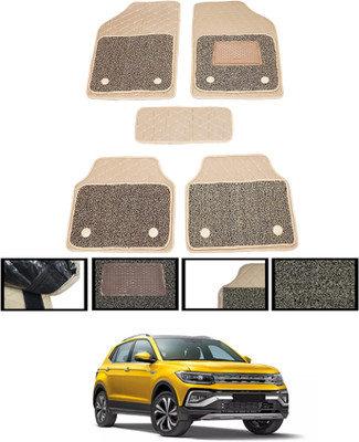 MSNP Leatherite 7D Mat For  Volkswagen Taigun(Beige)