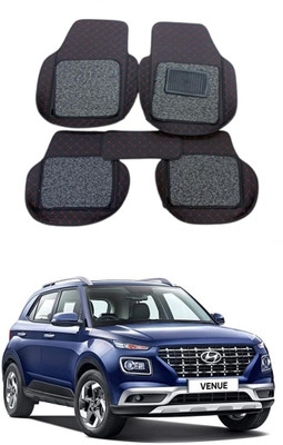 arneja trading company Leatherite 7D Mat For  Hyundai Venue(Black)