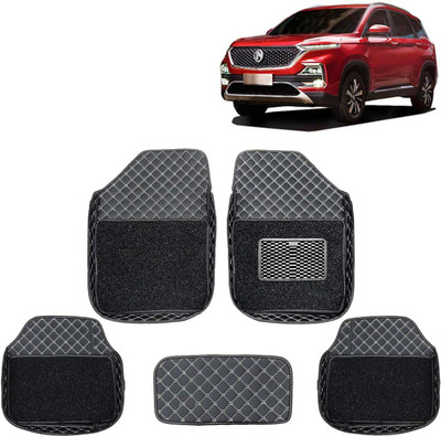 Kingsway Leatherite 7D Mat For  MG Hector(Black)
