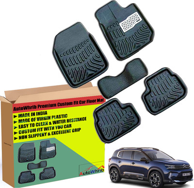 Autowhrib Plastic 3D Mat For  Citroen C5 Aircross(Black)