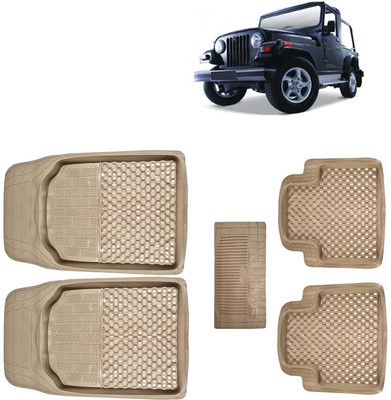 Kingsway PVC Tray Mat For  Mahindra Thar(Beige)
