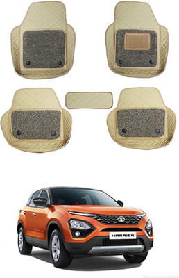 AYW Leatherite 7D Mat For  Tata Harrier(Beige)
