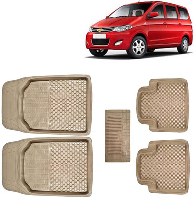 Kingsway PVC Tray Mat For  Chevrolet Enjoy(Beige)