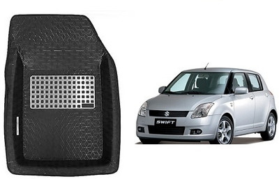 KBTR PVC Tray Mat For  Maruti Suzuki Swift(Black)
