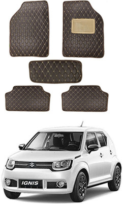 MATIES Leatherite Standard Mat For  Maruti Suzuki Ignis(Brown)