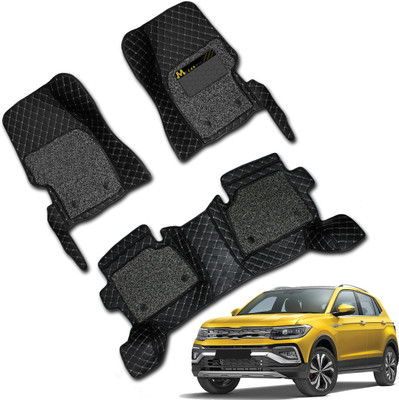 Mecarnic Leatherite 7D Mat For  Volkswagen Taigun(Black)